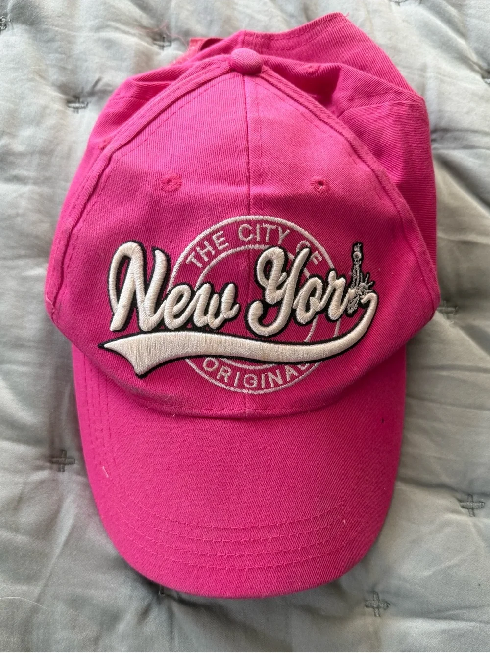 Pink New York Baseball Cap
